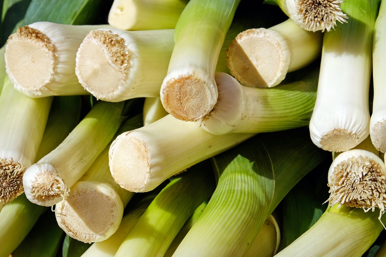 The end of several leeks