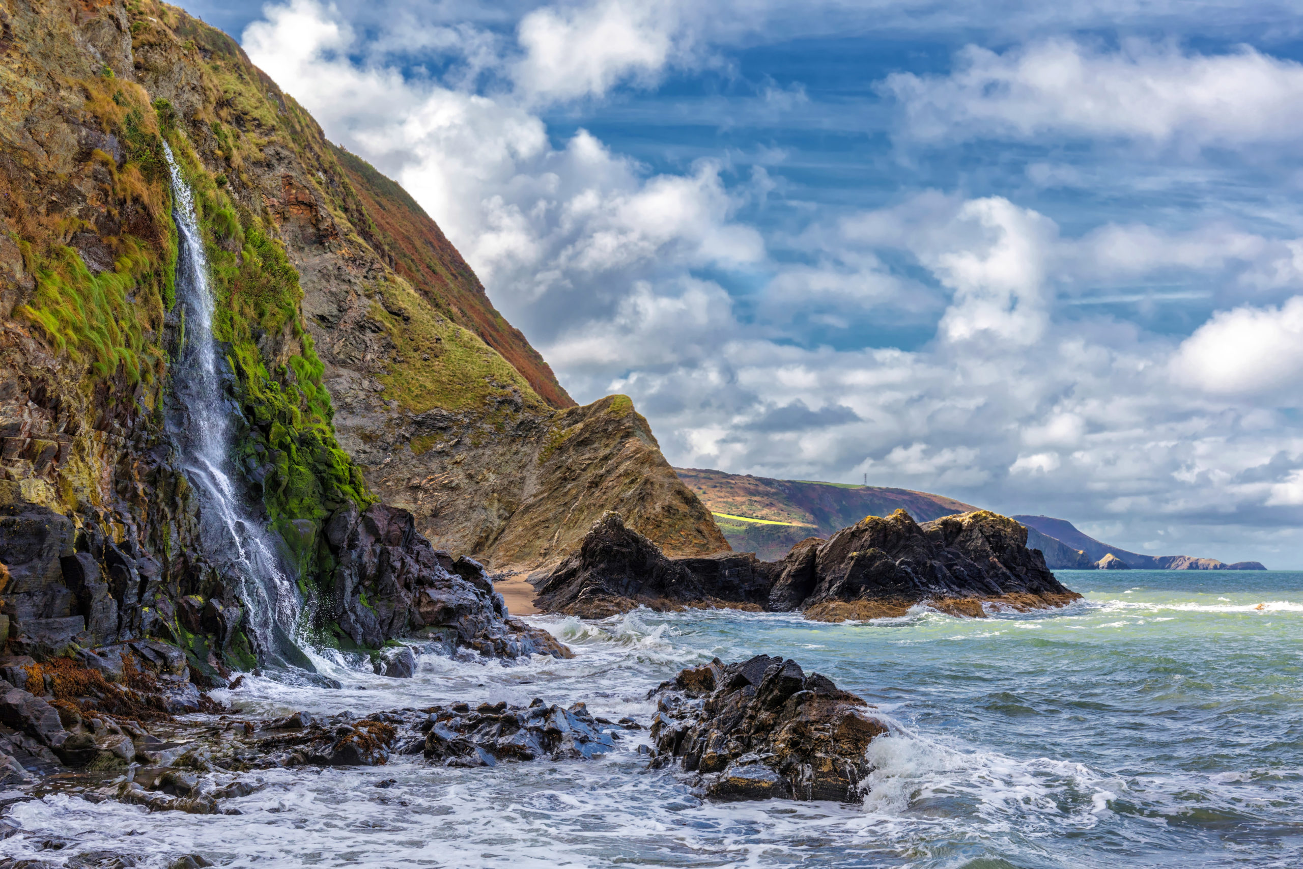 Tresaith beach clearance